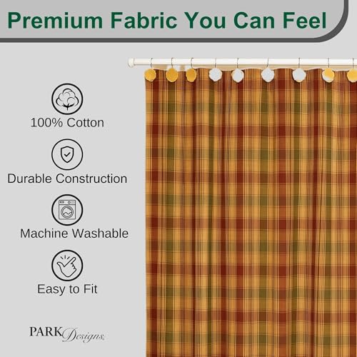 Park Designs "Saffron" Country Shower Curtain 72"x72" - Image 2