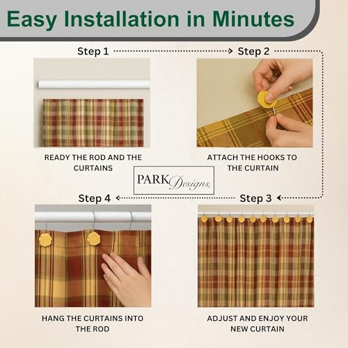 Park Designs "Saffron" Country Shower Curtain 72"x72" - Image 4