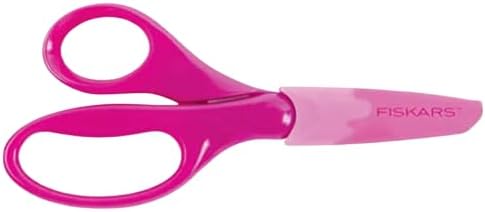 Fiskars 5 PointedTip Kids Scissors wBlade SheathPink