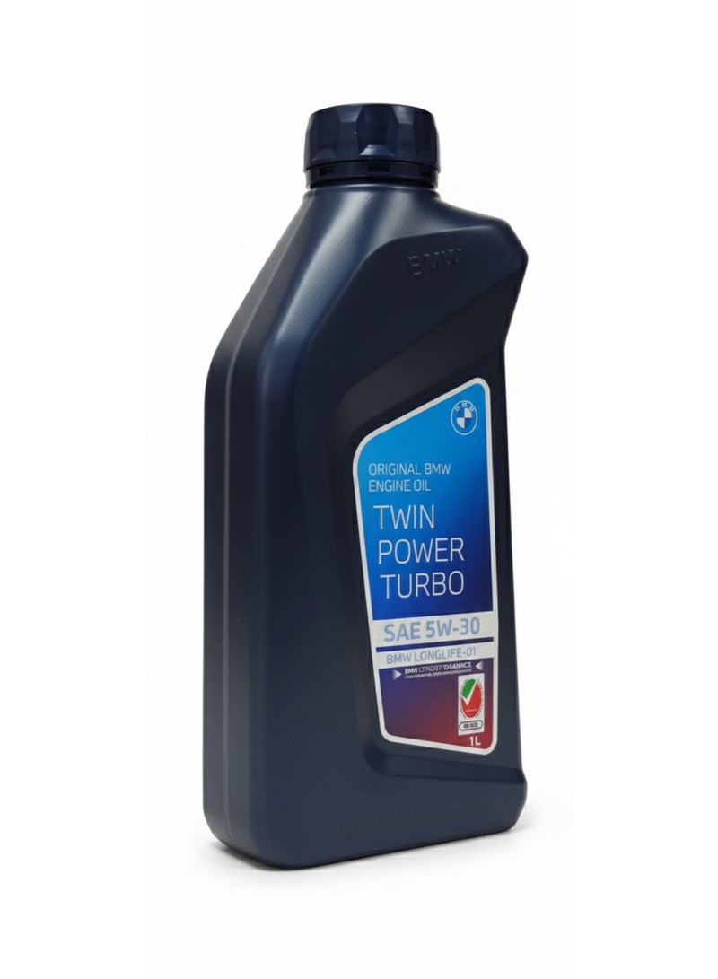 BMW Genuine Engine Oil 5W-30 – TwinPower Turbo Longlife-01 Fully Synthetic Motor Oil 1 Litre – Part No. 83212465843 - Image 1