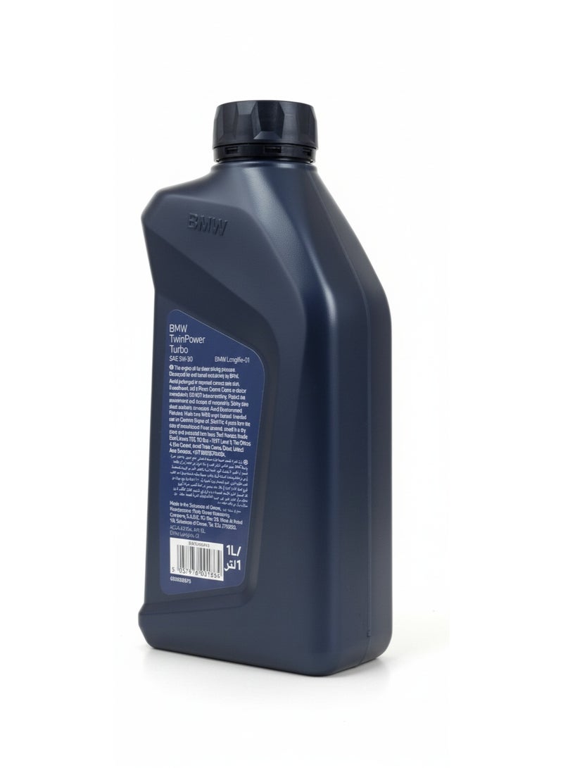 BMW Genuine Engine Oil 5W-30 – TwinPower Turbo Longlife-01 Fully Synthetic Motor Oil 1 Litre – Part No. 83212465843 - Image 2