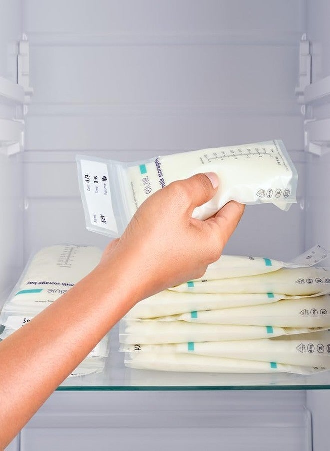 Elvie - Leak-Proof Breastmilk Storage Bags - Freeze and Warm Breast Milk - at Home or On The Go - Hygienic Double-Seal Zipper - Breastfeeding Essentials - 200 Count - Image 5