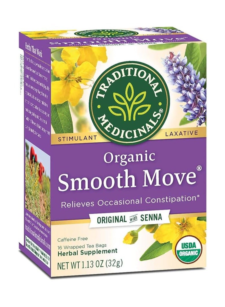 Tm Traditional Medicinal Smooth Move, 16 Teabags - Image 1