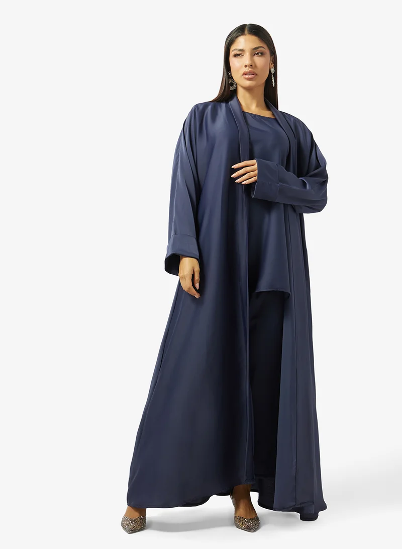hayas closet Loose Fitted Abaya and pants set