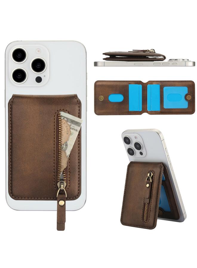 Zaboon Case For iPhone 11 Pro Zipper Wallet Split MagSafe Leather Back Phone Case - Image 3