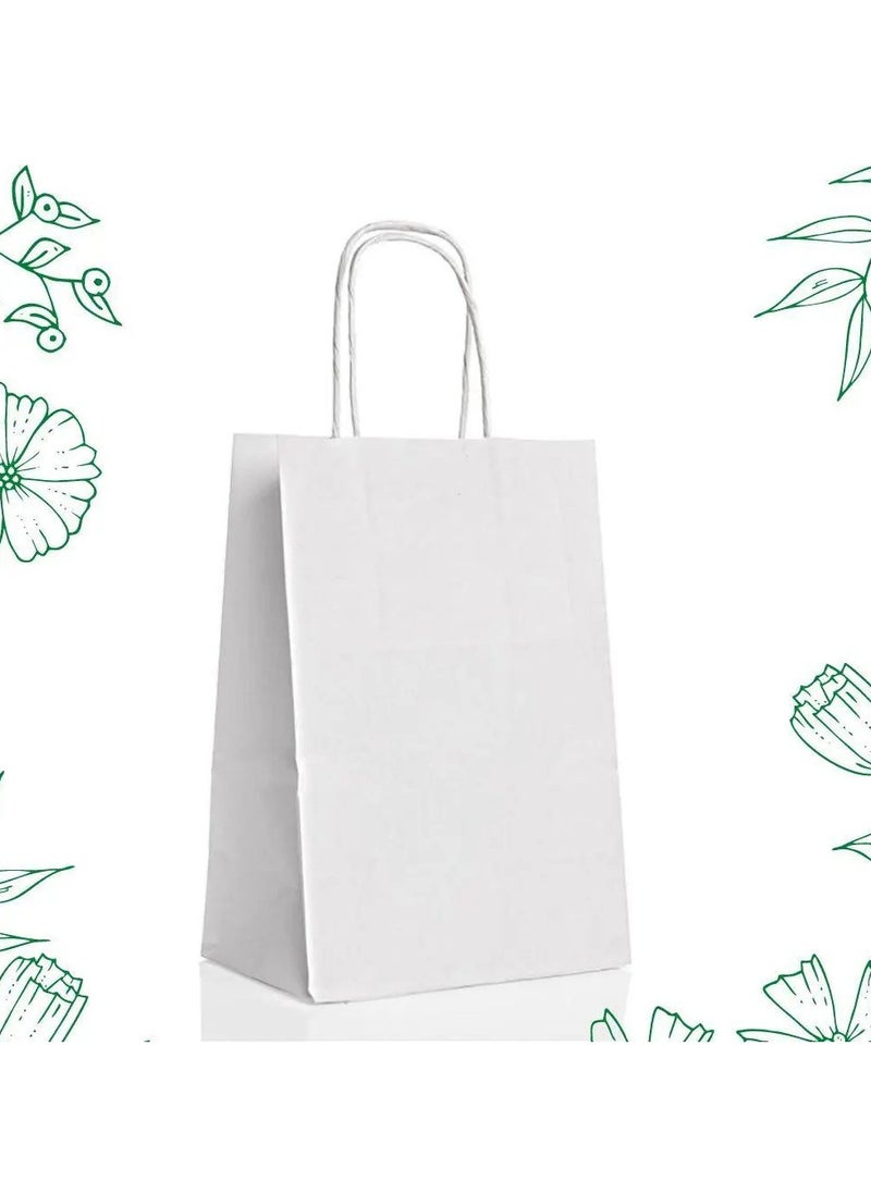 Generic 25 Pcs White Gift Paper Bag/ 23*18*8 cm  - Image 1