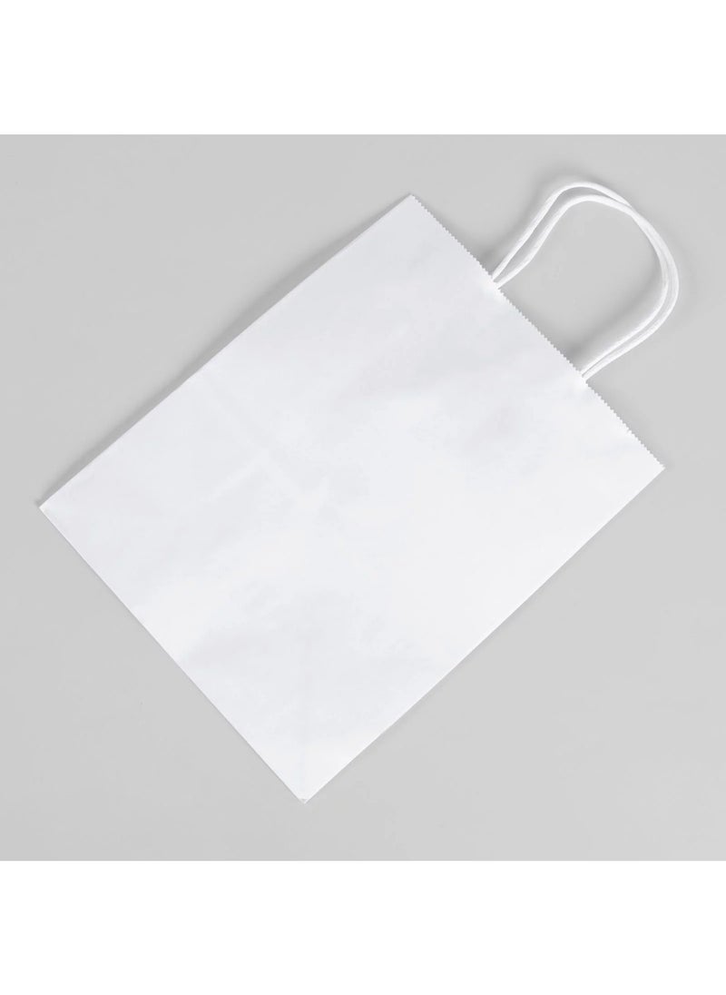 Generic 25 Pcs White Gift Paper Bag/ 23*18*8 cm  - Image 2
