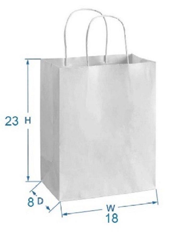 Generic 25 Pcs White Gift Paper Bag/ 23*18*8 cm  - Image 3