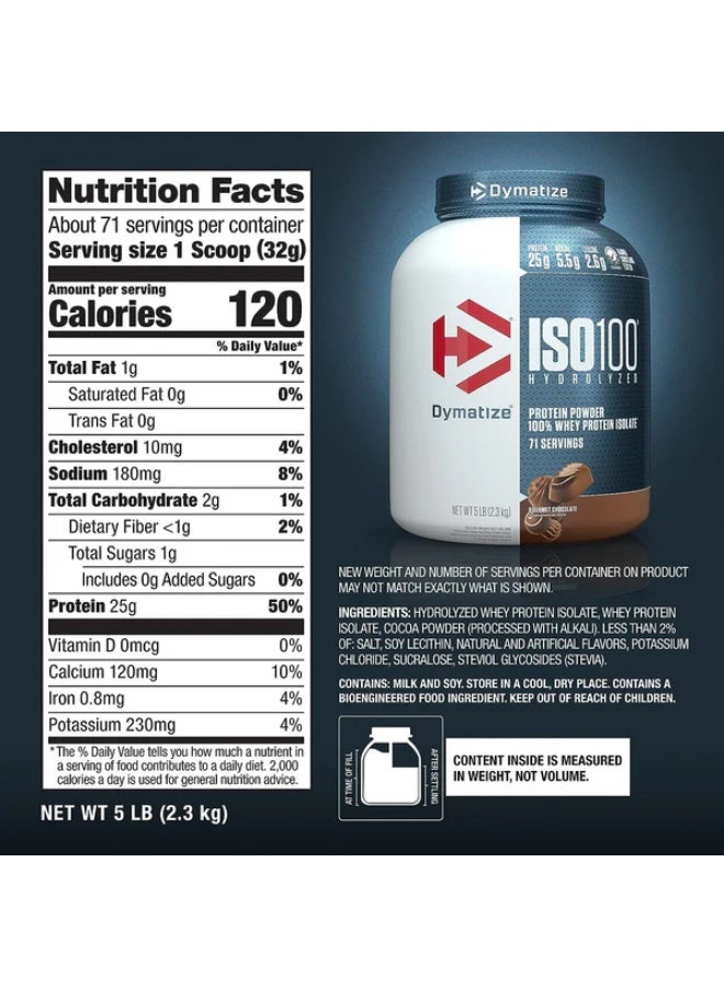 Dymatize Iso 100 [5 Lbs] + Nutrex Creatine [300 Grams] - Image 3