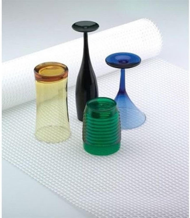 Con-Tact Brand Duraliner Shelf Liner - Non-Adhesive Multi-Use Drawer Liner | Versatile Protection & Organization | Vinyl, Waterproof | 24" x 10' Diamond Clear - Image 2