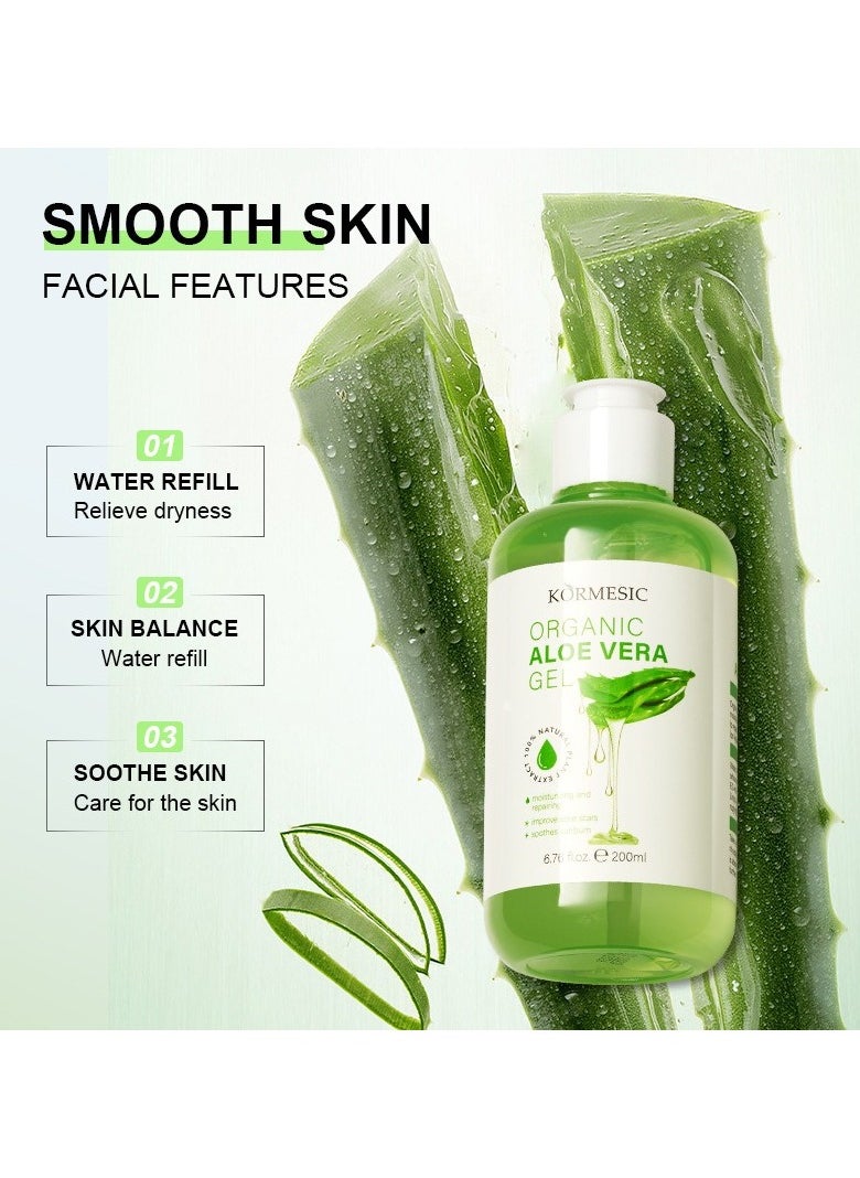 Kormesic - Organic Aloe Vera Gel 200ml - Image 1