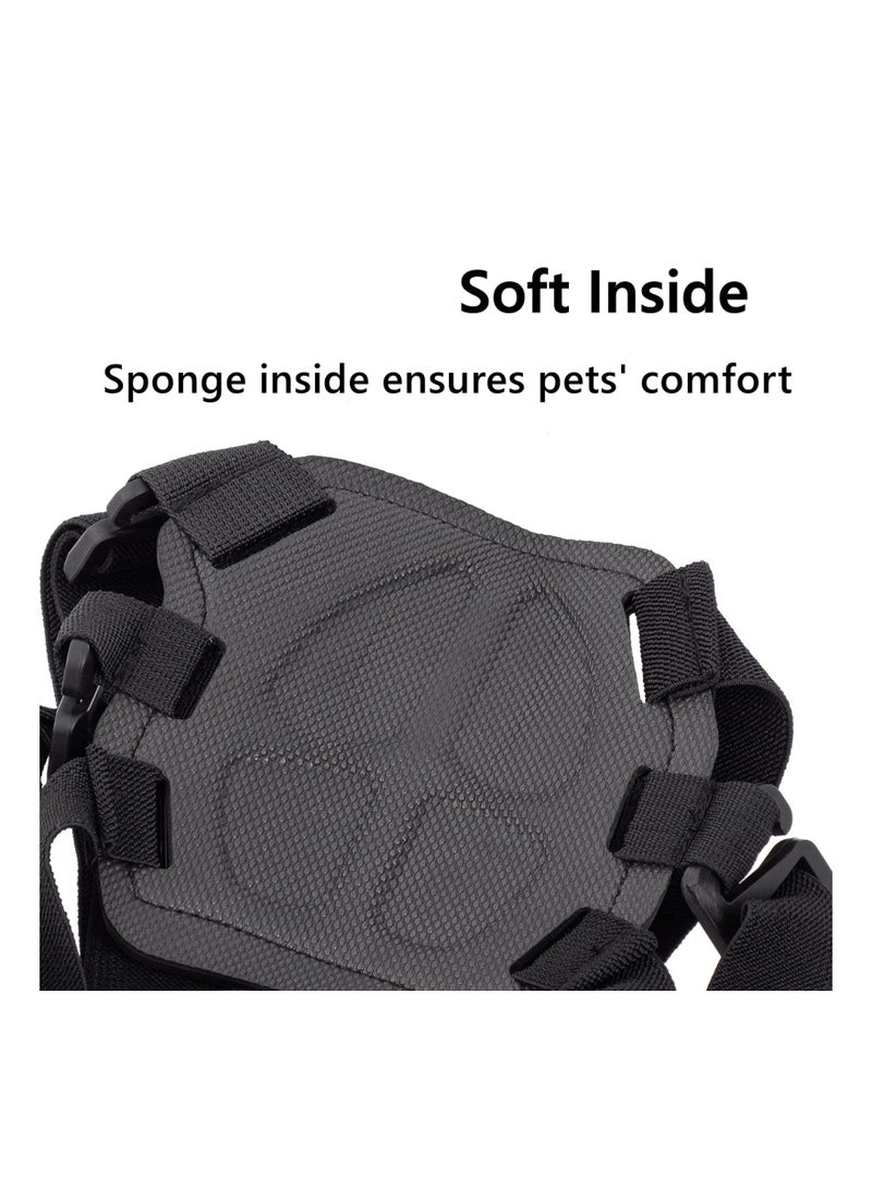 SYOSI Dog Harness Mount for GoPro, Adjustable Dog Harness Vest GoPro Pet Mount Dog Camera Mount GoPro Dog Back Mount GoPro Dog Fixation for Gopro Hero All Models, Suitable for Small Medium Large Dogs - Image 3