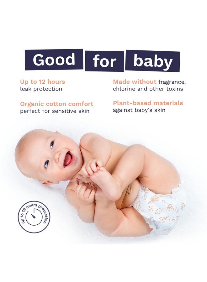 Pura Size 7 Eco-Friendly Diapers (33+Lbs) Totally Chlorine Free (Tcf) Hypoallergenic, Soft Organic Cotton, Sustainable, Up To 12 Hours Leak Protection, Allergy Uk, 3 Packs Of 17 (51 Diapers) - Image 3