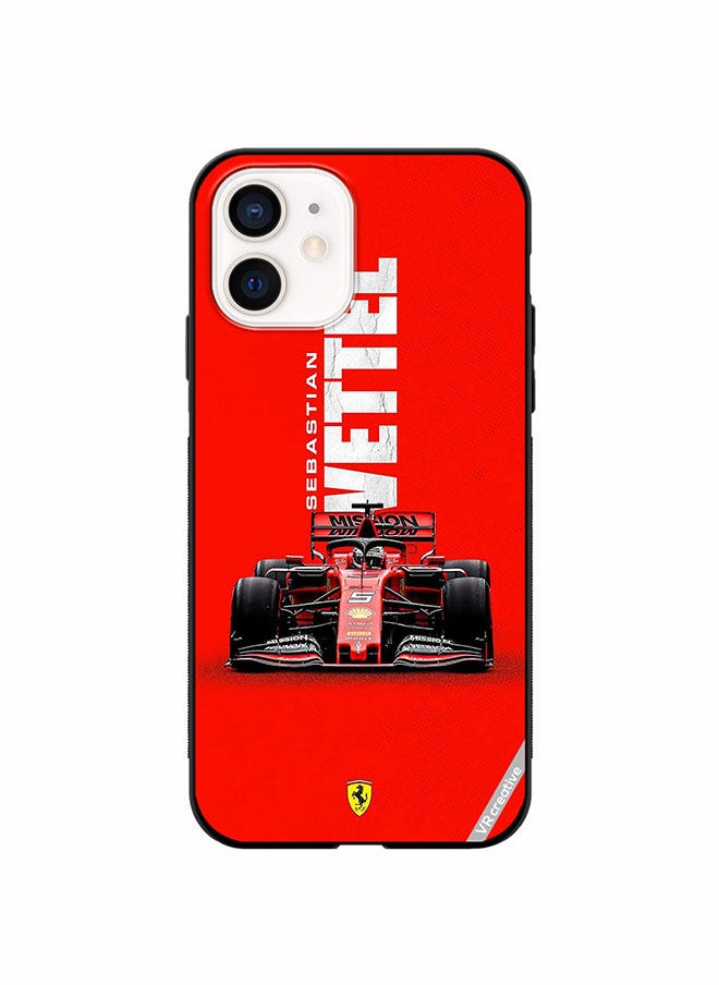 VR CREATIVE - Protective Case Cover For Apple iPhone 12 F1 Racing Car Design Multicolour - Image 1