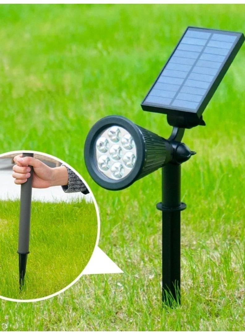 AL THURAYAT 7W solar powered garden light, High-brightness, waterproof LED outdoor light, for decorating your home, garden, and pathways. - Image 5