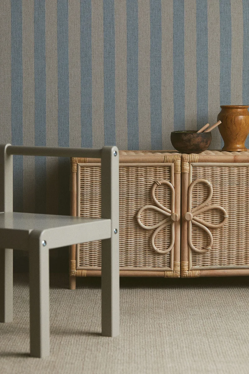 H&M Low rattan cabinet