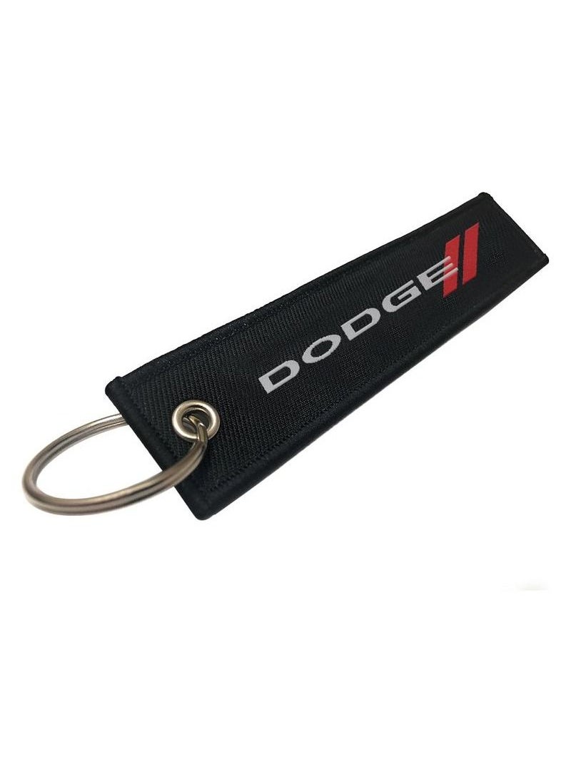 Dodge DODGE  Fabric Strap Keychain, Car Key Chain, Home Keychain 1 Pcs  - Image 1