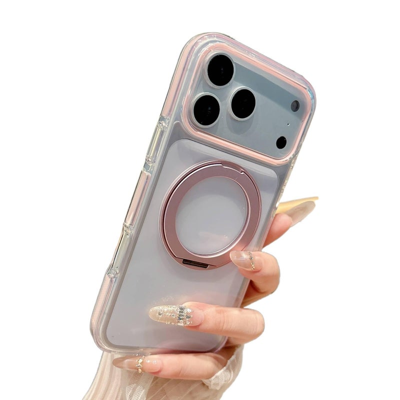 غطاء MagSafe | وردي | مقاوم للصدمات لـ iPhone 17 / 17 Air / 17 Pro / 17 Pro Max - Image 1
