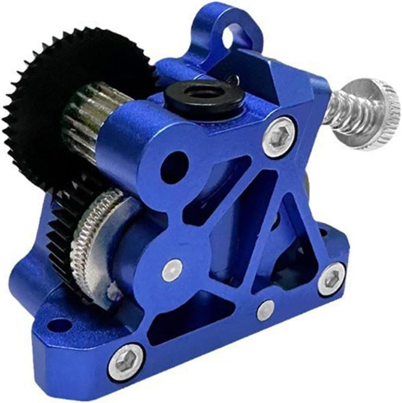 Blue Aluminum Alloy Extruder Motor Large Gear Strong Stability for 3D Printer - Image 1
