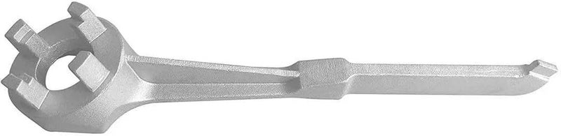 WINTOWIN Bung Wrench 55 Gallon Drum, Drum Wrench Aluminum Barrel Wrench Opener Tool for 10 15 20 30 50 55 Gallon Drum, for 2 inch and 3/4 inch Bung Caps, Silver - Image 5