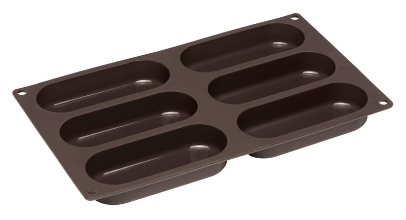 LURCH Hot Dog Buns Mold | Silicone Non-stick Flexiform Baking Pan | 5 Inch Hotdog Finger Food Snack Bread, Rolls, Cake and Eclair Tray | BPA Free - Image 4