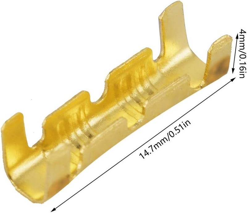 كلاراكو موصلات توصيل سريعة من كلاركو سبيد، موصلات توصيل مربعة غير معزولة، 0.5-1.5 مم، 100 قطعة - Image 2