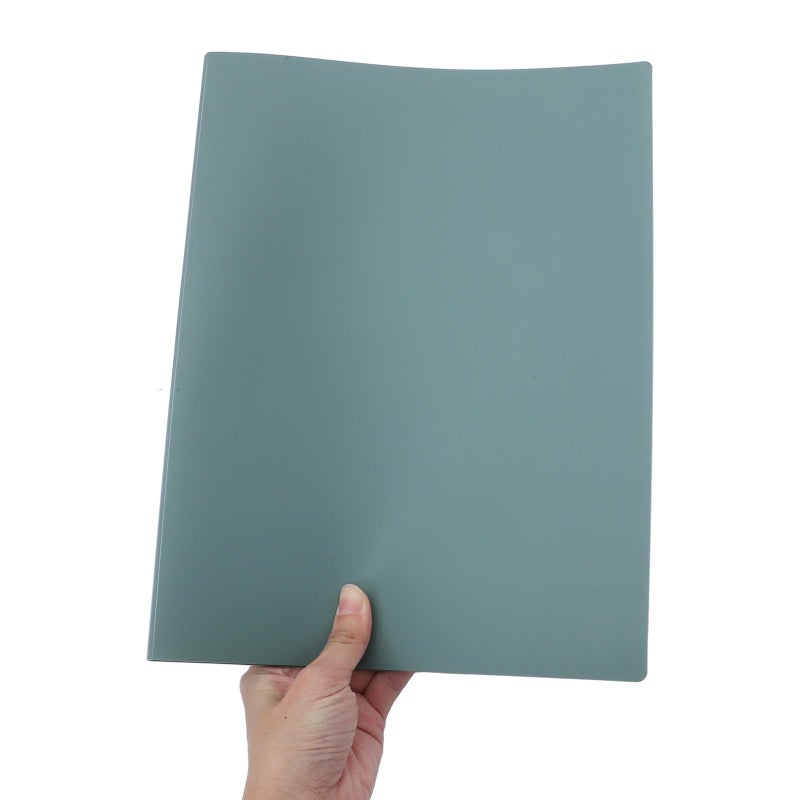 Gradient Green A4 Presentation Folder with Protective Cover 5pcs Expanding Document Organizer - Image 5