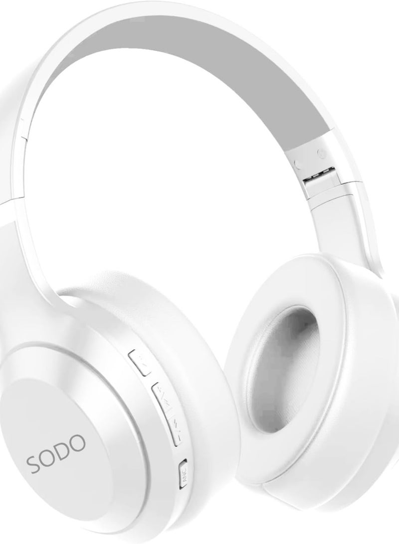 سودو سماعة الرأس SD-1121 اللاسلكية ستيريو فوق الأذن مع ميكروفون أبيض - Image 1