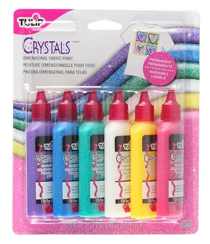 Tulip 15552 Tulip Fabric Paint Crystal (6 Pack), Multicolor - Image 3