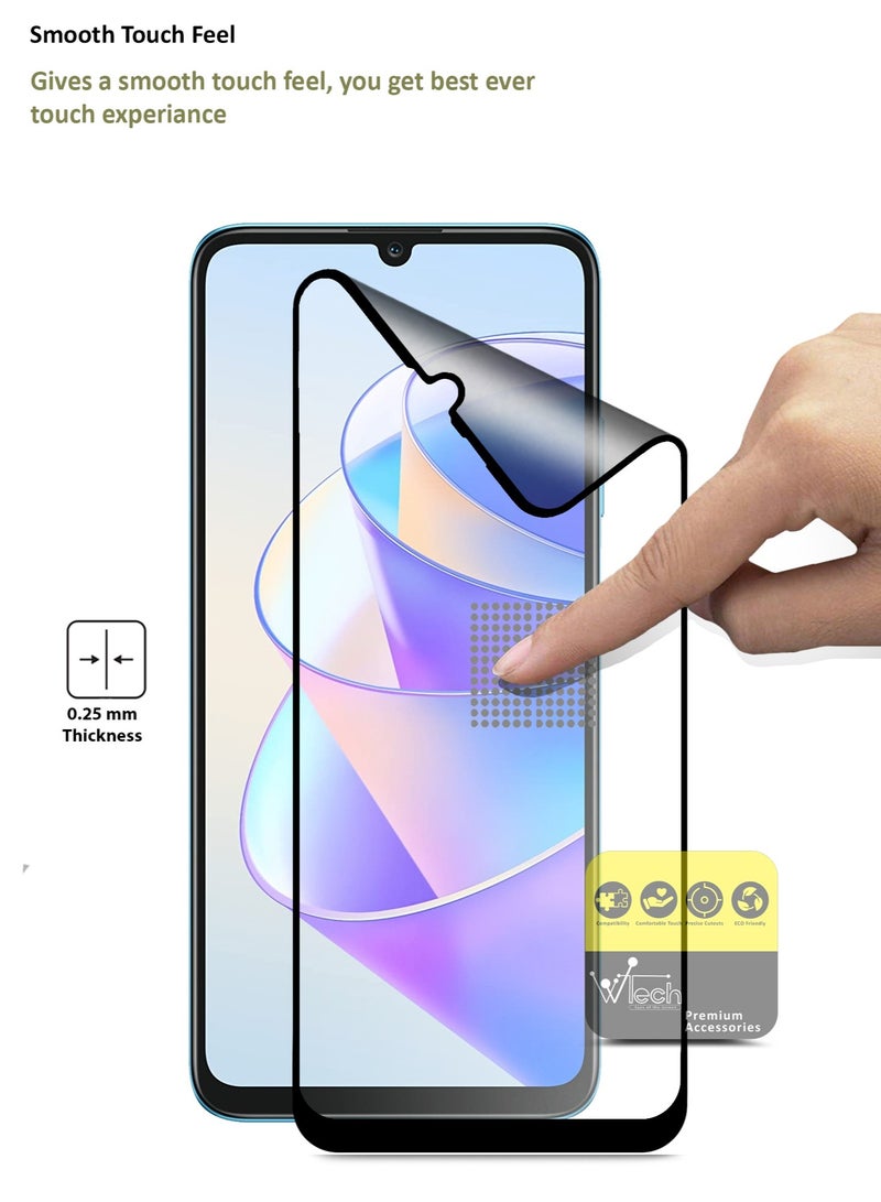 دبليو تيك واقي شاشة مرن غير لامع ومضاد لبصمات الأصابع من نانو سيراميك لهاتف Honor X7a 5G 2023 شفاف - Image 4