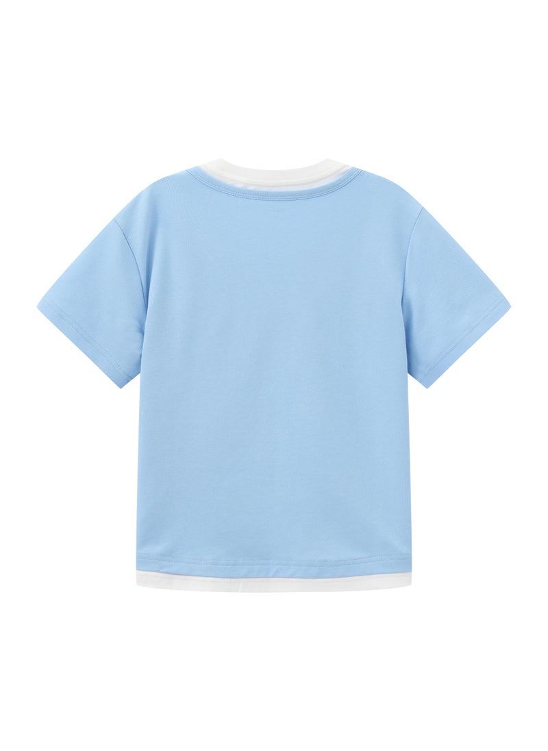 Balabala Kids Boys Round neck short-sleeved T-shirt - Image 2