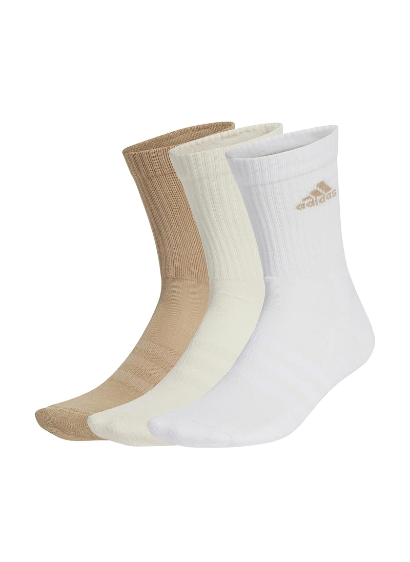 اديداس 3 Pair Crew Socks