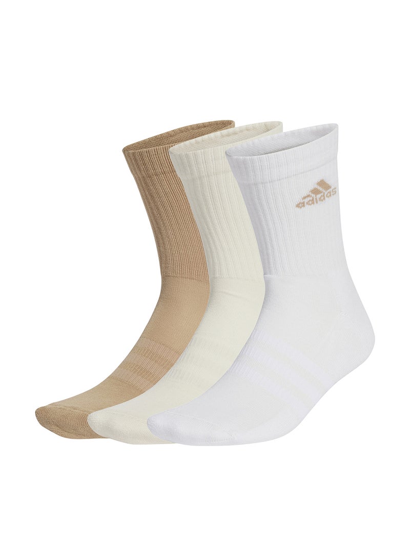 Adidas 3 Pair Crew Socks  - Image 1
