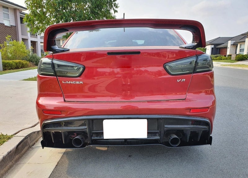 iJDMTOY OEM-Spec Dark Smoked Lens Full LED Trunk Lid Third Brake Light Bar Assembly Compatible With 2008-2016 Mitsubishi Lancer, Evolution X Sedan - Image 3