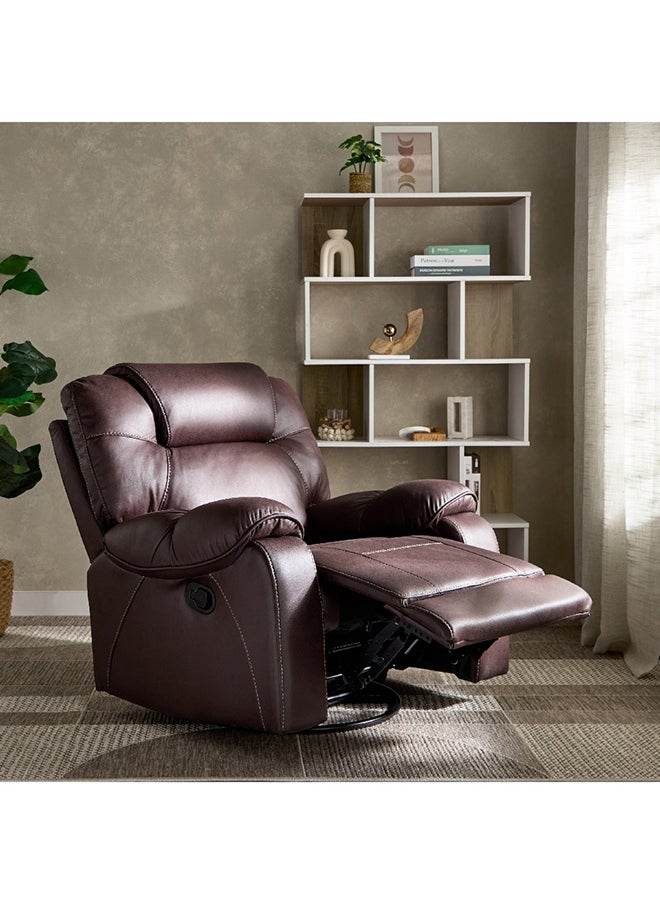 Home Box - Gabon Fabric Armchair Recliner Sofa with Swivel and Rocking 98 x 100 x 100.5 cm - Image 1