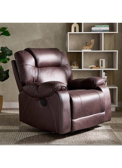 Gabon Fabric Armchair Recliner Sofa with Swivel and Rocking 98 x 100 x 100.5 cm