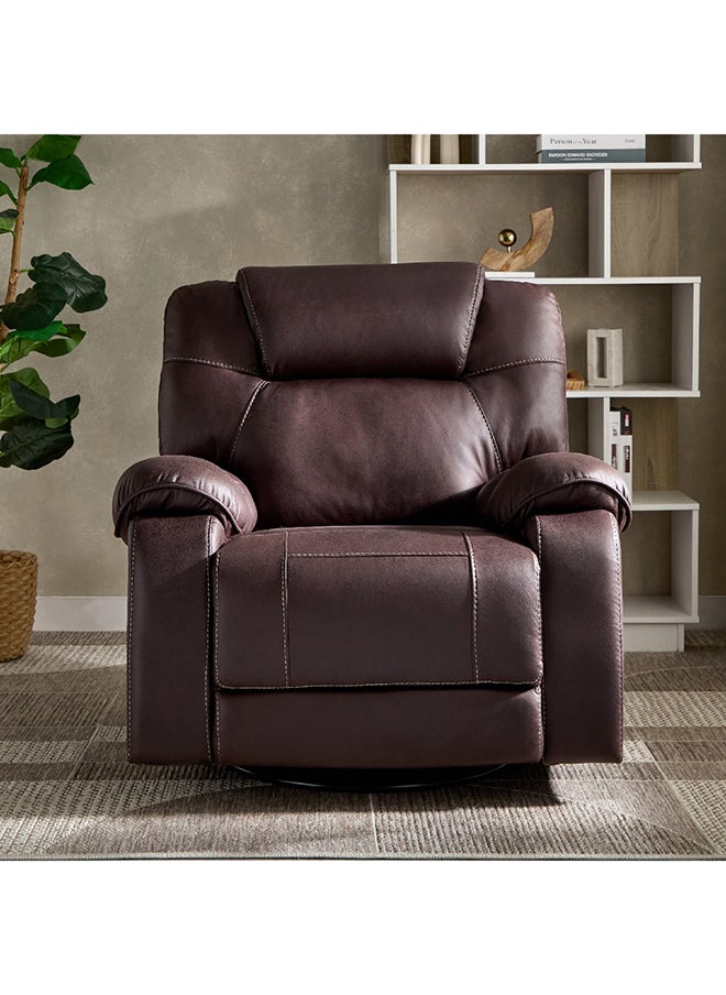 Home Box - Gabon Fabric Armchair Recliner Sofa with Swivel and Rocking 98 x 100 x 100.5 cm - Image 1