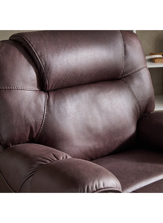 Home Box - Gabon Fabric Armchair Recliner Sofa with Swivel and Rocking 98 x 100 x 100.5 cm - Image 1