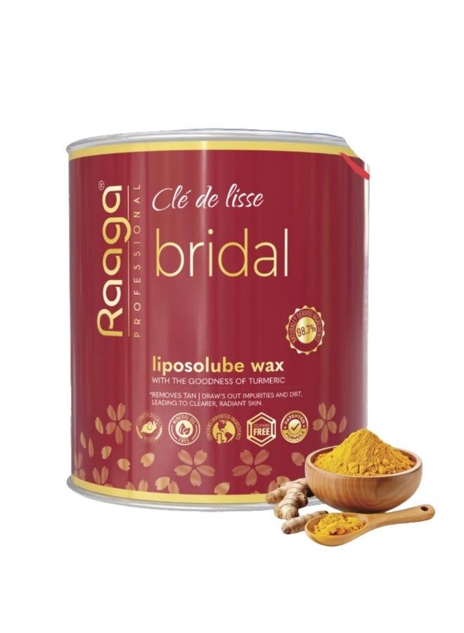 Raaga Professional Bridal Liposoluble Wax | With Goodness of Turmeric | Removes Tan, Dirt & Impurities | For Clear, Radiant Skin | 800ml - Image 1