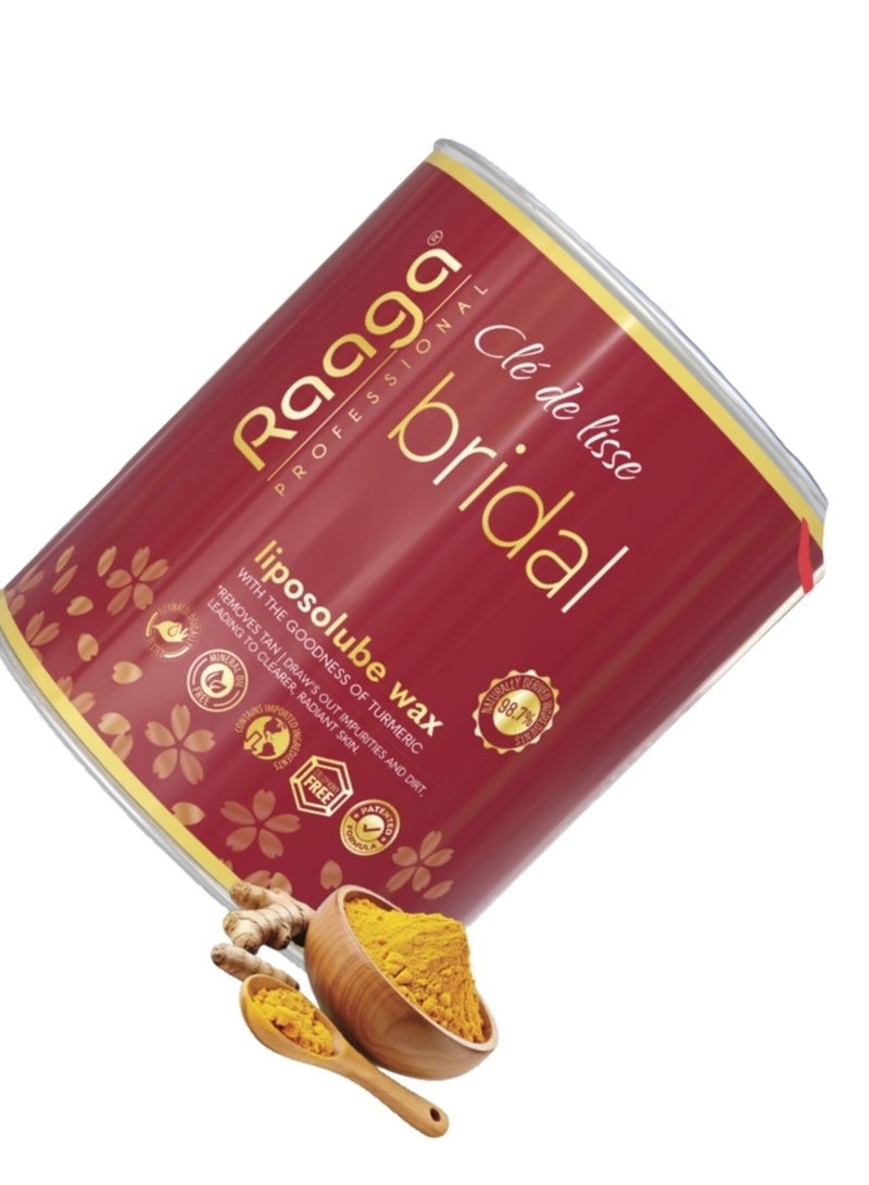 Raaga Professional Bridal Liposoluble Wax | With Goodness of Turmeric | Removes Tan, Dirt & Impurities | For Clear, Radiant Skin | 800ml - Image 2
