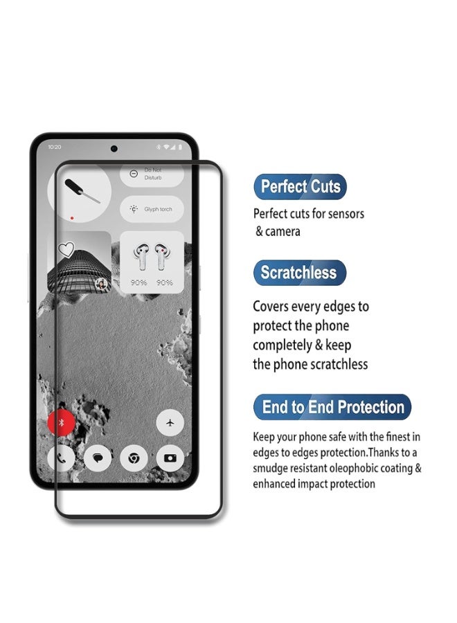 Screen Protector for Nothing CMF Phone 2 Pro Tempered Glass Screen Protector 9H Hardness Anti Fingerprint Scratch Resistance for CMF by Nothing Phone 2 Pro - Image 2