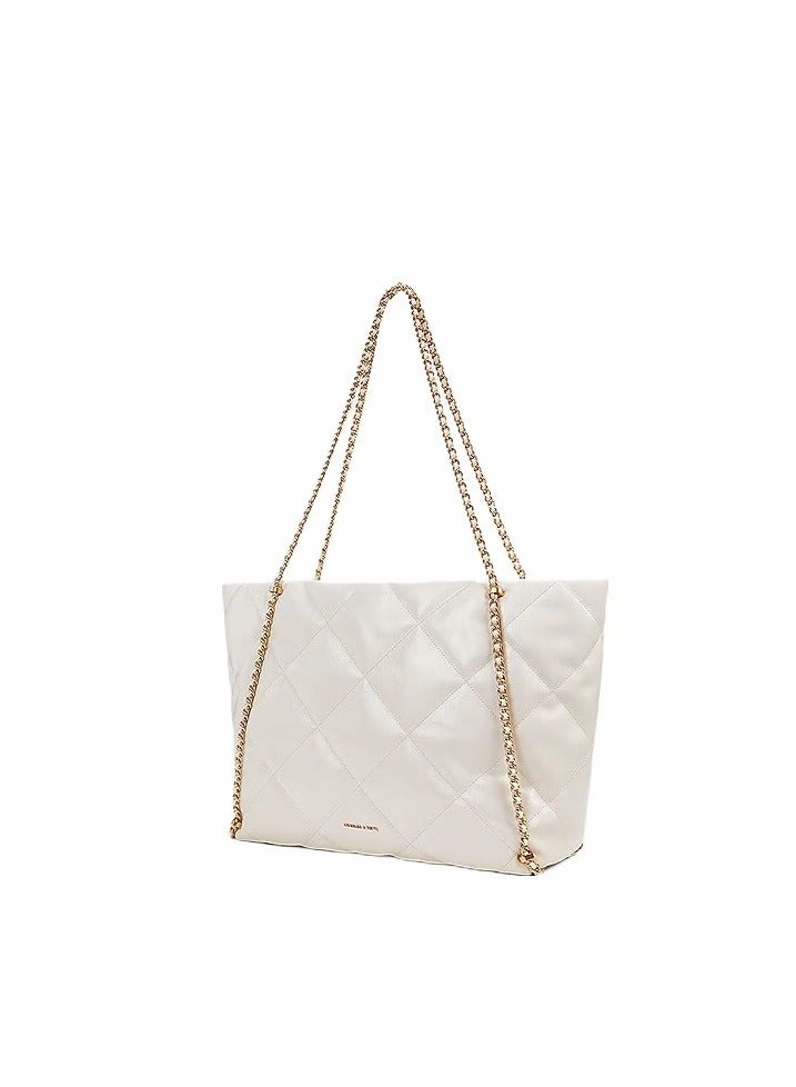 Charles & Keith charles  Keith Women's Bag Winter New Arrival Large Capacity Chain Shoulder Bag - Image 2