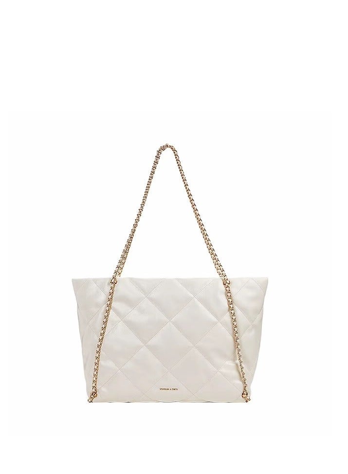 Charles & Keith charles  Keith Women's Bag Winter New Arrival Large Capacity Chain Shoulder Bag - Image 1