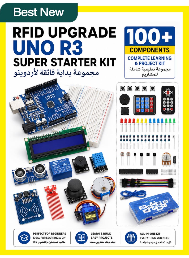 BASEMENT-1 Project Super Starter Kit for R3 Mga2560 Mega328 Nano with Tutorial Compatible with Arduino IDE Electronics kit - Image 1