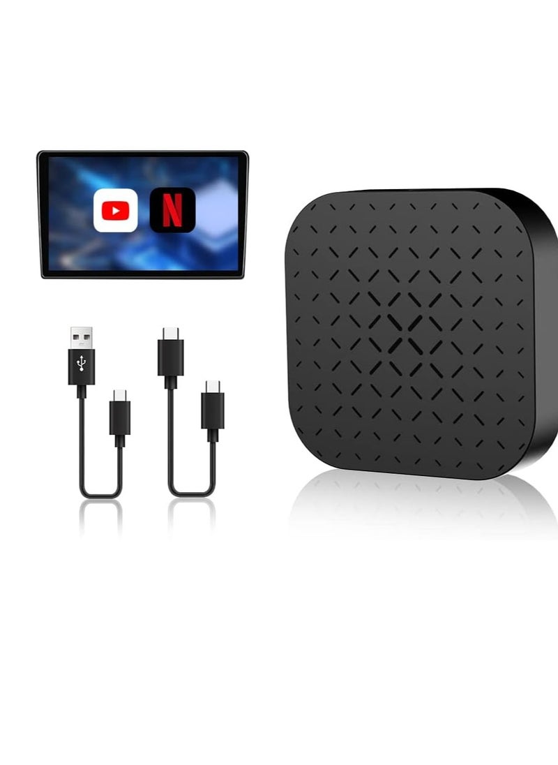 Generic - Android 11 Car play Ai Box Suit For Car Built-in Wired Car play Wireless Android Auto & Wireless Car play 2GB ram +16GB Rom - Black - Image 1