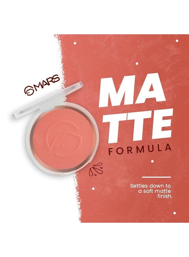 مارس أحمر خدود الوجه فلوش أوف لاف لمكياج الوجه، لمسة نهائية غير لامعة، مصبوغ بدرجة عالية وخفيف الوزن وسهل المزج مع لمسة نهائية طبيعية (8.0 جم) (Shade04) - Image 4