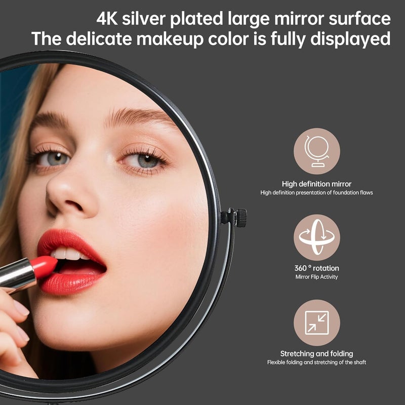 BRIMIX مرآة حلاقة مثبتة على الحائط بوجهين - Image 5