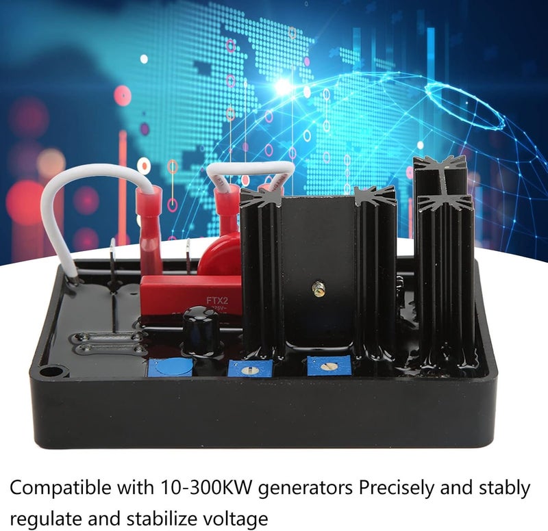 Generator Automatic Voltage Regulator AVR Module 10-300KW Brushless Generator Stabilizer 190-240V - Precise Voltage Control, High Safety, Easy Installation - Image 5