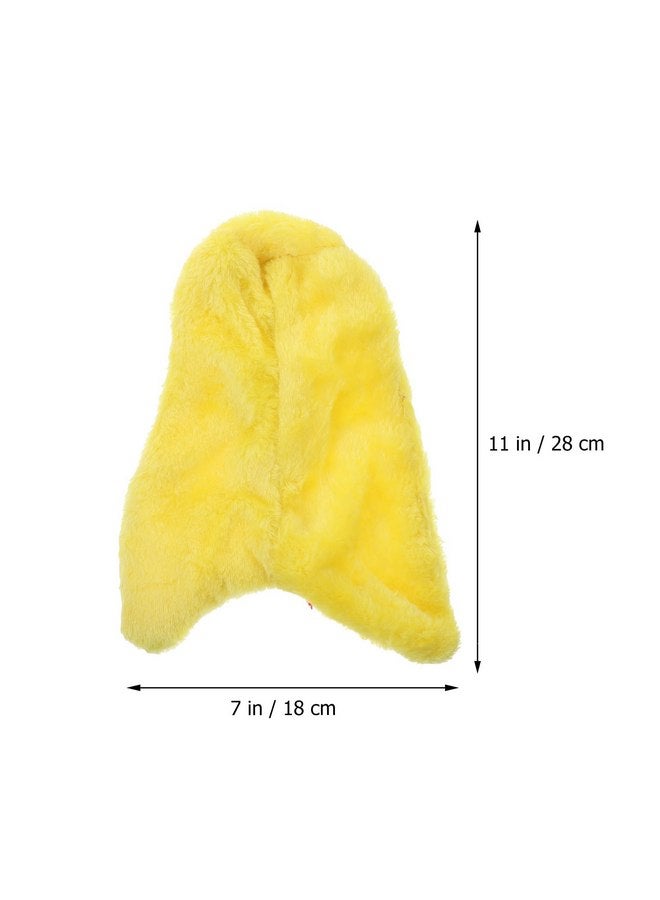 balacoo Balacoo Cozy Corner Fleece Bird Blanket, Warmer Hanging Bird Hammock Toy, Parrot Cage Snuggle Hut, Bird Cuddle Nest Toy for Parakeet Cockatiel Pigeon Cage Bedding (Yellow/L) - Image 5