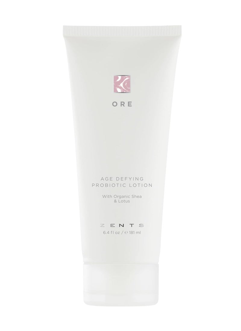 zents Zents AgeDefying Probiotic Body  Hand Lotion Ore  Moisturizing Lotion with Hyaluronic Acid  Organic Shea Butter  Nourishes  Hydrates Skin  64 fl oz 